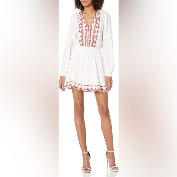 Parker Arlington Embroidered Dress - Picture 3 of 9